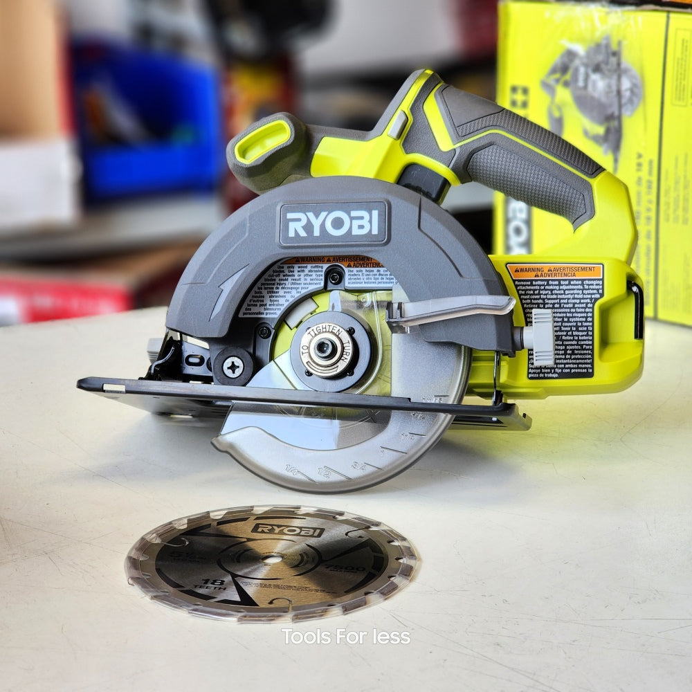 ONE + 18V Cordless 5 1/2 in. circular Saw (tool only) ONE + 18V Cordless 5 1/2 in. circular Saw (tool only)